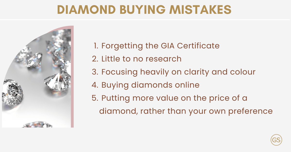 Diamond Buying Mistakes